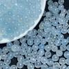 Cuentas redondas de 6 mm color azul celeste hielo alto al por mayor para hacer pulseras y collares DIY, accesorios de joyería de jade, cuentas