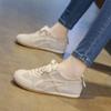 Zapatillas de Entrenamiento Agande Amarillas para Mujer, Nuevo Estilo Popular Verano 2025, Malla Transpirable Versátil Suela Fina Zapatillas Deportivas Casuales