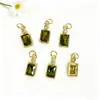 Piedra Cúbica de Zirconia Geométrica Colorida Rectangular Colgante Joyería Pulsera Collar Pendientes Colgante Accesorios DIY Materiales de Producción