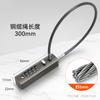 Cerradura de combinación de alambre para el hogar, cerradura de cable de acero antirrobo para gabinete, gabinete, archivador, candado pequeño, cerradura de alambre antirrobo