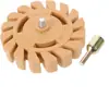 Disco Neumático Eléctrico de 3.5 Pulgadas 4 Pulgadas para Eliminación de Pegamento, Rueda de Eliminación de Pegamento, Eliminación de Pegamento con Bloque de Equilibrio, Herramientas de Mantenimiento Automotriz