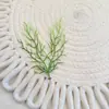 Plantas Aquáticas Artificiais e Acessórios Verdes, Acessórios de Folhas de Plantas Falsas, Materiais DIY para Paisagismo, Decoração de Broche de Eucalipto de Três Galhos