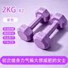 Venta al por mayor del fabricante de mancuernas de colores para mujeres y adolescentes para hacer ejercicio y tonificar sus brazos, mancuernas pequeñas y pesas rusas para entrenamiento deportivo
