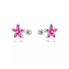 Pendientes de Pétalo de Zircón Coloridos Más Vendidos en Amazon Europa y Estados Unidos Pendientes de Flor Espiral Multicolor de Moda Pendientes
