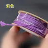 Wen juega hilo de algodón frotado a mano de color sólido cuentas de Buda pulsera de mano estrella luna acero dorado bodhi cuerda de mano tejida borla tamaño múltiple
