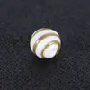 Cuentas de Cristal Vidriado Rayadas Arena Canicas de Vidrio para Manualidades Accesorios de Joyería Hechos a Mano Moda Cuentas de Vidrio Vidriado con Flor