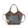 Bolsa Saco Casual Retrô para Mulheres 2025 Verão Nova Tendência Bolsa de Ombro sob o Braço Nicho Grande Capacidade Bolsa para o Dia a Dia