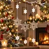 Adornos de Carámbano Acrílico Navideño Decoraciones para Árbol de Navidad Colgantes Gota de Agua Acrílica Alta Transparencia Adornos Colgantes Decorativos