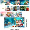 Tarjetas de Felicitación Navideñas Populares Transfronterizas Multiserie Hechas a Mano con Diamantes Juego de 9 Piezas con Sobres Pegatina de Diamante Dibujos Animados Juego de 6 Piezas