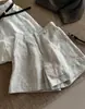 Shorts de Lino Holgados para Mujer para Verano/Viajes al Trabajo Nuevo Estilo 2026 Chic Perezoso Casual