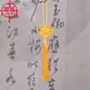 Borlas de nó chinês pequenas para atacado, Pingentes longos de borla estilo chinês, Pequenos nós chineses vermelhos