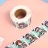 Etiqueta Autoadhesiva Personalización Adhesivo de Sellado Transparente Rollo Impresión Papel Estucado Etiqueta para Botella Cuadrada Redonda Personalización de Impresión