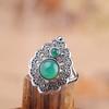 Joyería Vintage Tailandesa de Plata al por Mayor Plata S925 Anillo de Granate de Moda Versátil para Mujer