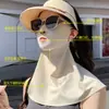 Mascarilla de Protección Solar de Seda Helada Upf50+ para Verano, Protección del Cuello, Protección de Nariz y Boca, Protección de Ojos, Máscara Gini Anti-UVA