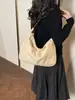 Bolso de Hombro Retro de Gran Capacidad Tipo Bollo 2026 Nuevo Invierno para Mujer, Bolso Cruzado de Moda Estilo Mori para Mujer