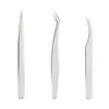 Pinzas para Pestañas Postizas Pre-hechas de Fábrica, Rizador de Pestañas para Injerto de Artista de Pestañas, Pinza de Pluma Dorada Delfín, Herramienta de Pinza para Florecimiento de Alta Precisión