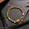 Urso Sentado em Forma de Diamante Gato Azul Esmaltado Pata de Gato Pulseira Trançada DIY Design Original Moda Versátil Estilo Personalizado Pulseira