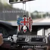 Nuevas Botas Patrióticas de Orgullo para Veteranos Colgante Decorativo para Coche Accesorios Colgantes para Espejo Retrovisor Interior de Coche
