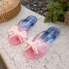 Comercio TransfronterizoSandalias Planas Estilo Ballet para la Playa, Adecuadas para Combinar con Vestidos, Chanclas de Exterior para Playa para Mujer
