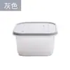 Caja para conservar la frescura caja de almacenamiento de jengibre ajo cebolla casera portátil cuadrada de plástico transparente con drenaje tazón para conservar la frescura sellado para refrigerador