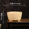 Maceta de flor de arena púrpura vidriada Yixing al por mayor creativa simple decoración de balcón grieta de hielo maceta para suculentas de escritorio YS30