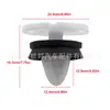 Adecuado para Renault 7703077476 Clip de Fijación para Moldura de Panel Interior de Puerta Clip de Fijación para Panel de Moldura de Puerta 9345Zn