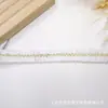 Franja Estilo Chanel com Fio Dourado, Renda Ondulada com Borla Estilo Francês, Adorno DIY para Golas de Roupa e Bolsas