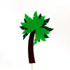 Decoración de Pastel Árboles del Bosque Bolas de Fieltro Árboles Manzana Verde Árbol de Navidad Palmera Accesorios para Hornear