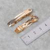 Accesorios para joyería Sisi 8.10cm pasador de cinco estrellas pinza automática fábrica de joyería DIY pinza de resorte dorada