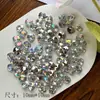 Estrela colorida de cinco pontas quadrado arredondado diamante brilhante acessórios DIY capa de celular grampo de cabelo adorno de cabeça nail art acessórios para roupas