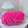 Fio de Lã Grossa 3cm Espessura Icelandic DIY Velvet Core-Spun Yarn Feito à Mão para Mantas, Bolsas, Almofadas, Camas de Gato Pet