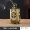 Quemador de Incienso Transfronterizo, Quemador de Incienso de Éxito Instantáneo, Quemador de Incienso de Aleación Creativa, Adorno para Ceremonia de Té en Interiores del Hogar, Quemador de Incienso Estilo Chino