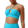 Comércio Exterior Sensação Nua Novo Oco Reúne Sutiã Esportivo Feminino Cinto Fino Cruz Beleza Costas Yoga Fitness Roupa Íntima com Bojo
