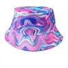 Sombrero de Pescador Creativo Estampado de Doble Cara 100% Algodón para Hombre y Mujer Casual al Aire Libre Protección Solar Sombrero para el Sol Popular en Internet Combinación Perfecta Sombrero de Cubo