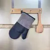 Guantes de Silicona de Algodón Puro con Certificación CE, Engrosados y Alargados, Antideslizantes, Resistentes a Altas Temperaturas, Guantes para Horno de Microondas, Anti-quemaduras para Horno de Horneado E18