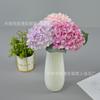 Pintura al óleo hortensia rama única tamaño pequeño estilo europeo bolsillo hortensia venta caliente transfronteriza arreglo floral guirnalda de Navidad diseño de salón de bodas