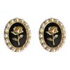 Pendientes vintage de perla rosa estilo Chanel, estilo francés antiguo, ligeros, de alta gama, estilo retro, joyería occidental