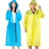 Impermeable largo de cuerpo completo para adultos, engrosado, para hombres y mujeres, contra lluvia intensa, para exteriores, montañismo, viajes, rafting, poncho de lluvia desechable