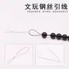 Herramientas para Enhebrar Cuentas: Ganchillo, Cuentas Budistas, Cabeza de Buda, Conectores de Tres Vías, Cuentas Sueltas, Herramientas para Enhebrar Pulseras, Juego de Ganchos para Enhebrar Cuentas
