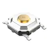 Interruptor de Tacto Ligero 4*4*2.0H Cabeza de Cobre 5*5 Smd Interruptor de Botón Impermeable Resistente a Altas Temperaturas 94V0 Retardante de Llama