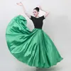 Falda de Práctica de Danza Xinjiang Falda de Práctica de Danza Yi Uygur Falda Disfraz de Actuación Xizang Falda Adulta de Gran Vuelo Femenina