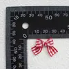 Lazo de Cuadros de 3 Puntos Atado a Mano, Caja de Regalo para Pastel DIY de Color Caramelo, Decoración de Muñeca, Lazo Corto Envuelto a Mano