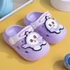 Chinelo Infantil Novo Estilo Baotou Anti-Colisão Tamancos Verão Interior Antiderrapante Desenho Animado Crianças Pequenas e Médias Bebê Usar Praia