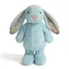 Pelúcia de Coelho Floral Coelho de Orelhas Caídas Fofo Boneca Companheiro Infantil Presente Boneca de Lançar para Casamento