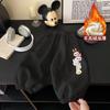 Pantalones de Chándal Estampados Estilo Coreano para Niños, Nuevos de Primavera, con Puños, de Moda, Dibujos Animados, Primavera, Otoño, Invierno, Felpa, Joggers