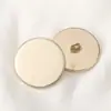Botão de Terno Masculino de Alta Qualidade Botão de Metal Preto Botão para Roupas Femininas Terno Camisa Casaco Botão Dourado Torcido