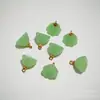 Colgante de cuentas de loto con esmalte de color transparente Colgante de cristal de loto natural Pendientes de estilo antiguo Colgante Accesorios de joyería DIY