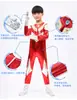 Roupa de Performance Infantil, Uniforme Escolar Primário Campus Alunos Família Ultraman Máscara Tiga, Macacão Lindo para Brincadeiras ao Ar Livre Presente