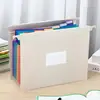 Carpeta de Archivo Colgante Reforzada de Venta Caliente en Amazon, PP Impermeable A4, Bolsa de Almacenamiento para Documentos de Conferencia y Contratos, Revistero