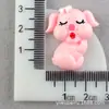 Materiales de Cerdo y Conejo, Pegamento de Crema, Lindos Accesorios para el Cabello, Fundas para Teléfono, Accesorios de Resina de Dibujos Animados, Adornos para el Cabello, Zuecos al por Mayor